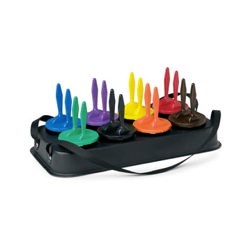 Chromark Supplies: Caddy with Lids & 8 Ink Wells, 2 brushes (No Ink) - Ignite the Leader Within